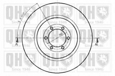 QUINTON HAZELL bdc3210 -  Тормозной диск